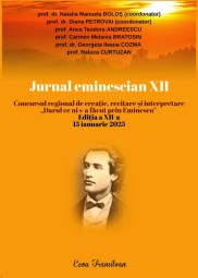 Coperta Jurnal eminescian XII A4